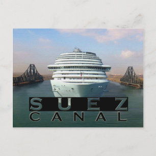 Suez Canal Postcard