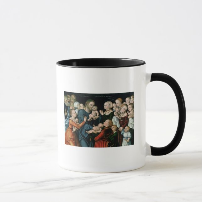 Suffer the Little Children to Come Unto Me, 1538 Mug (Right)