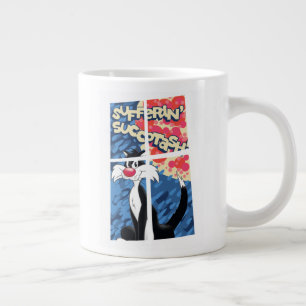 "Sufferin' Succotash" SYLVESTER™ Behind Window Large Coffee Mug