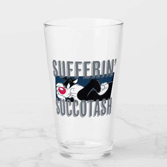 Sufferin' Succotash SYLVESTER™ Cut-Out Glass (Front)