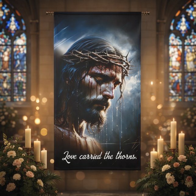 Suffering and Sacrifice Portrait  Banner (Creator Uploaded)