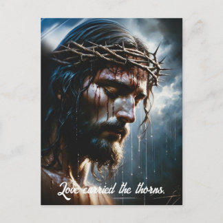 Suffering and Sacrifice Portrait  Postcard