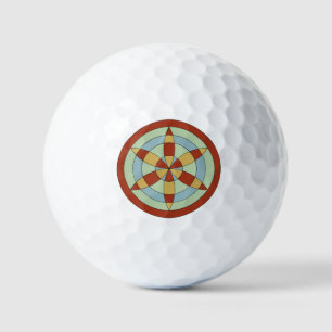 Suffolk Hexafoil (Daisy Wheel) Witch Mark Golf Balls