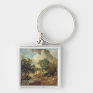Suffolk Landscape, 1748 Key Ring