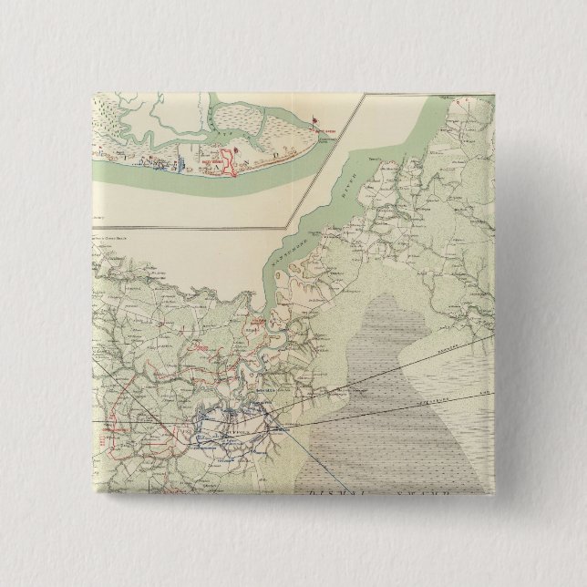 Suffolk & vicinity 15 cm square badge (Front)