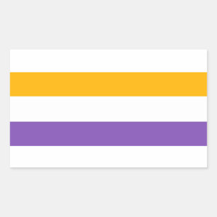 suffrage flag women's rights 19th Amendment Rectangular Sticker