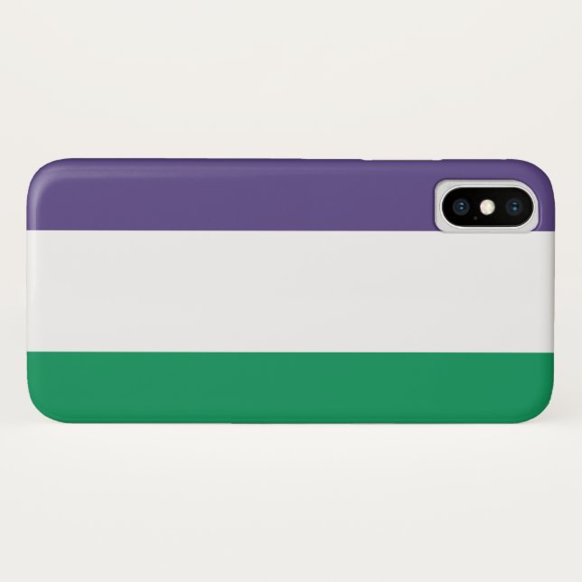 Suffragette Flag Case-Mate iPhone Case (Back (Horizontal))