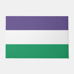 Suffragette Flag Doormat