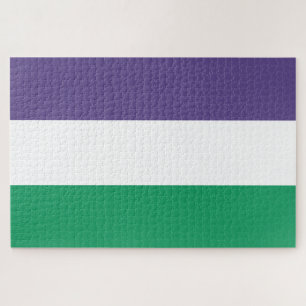 Suffragette Flag Jigsaw Puzzle