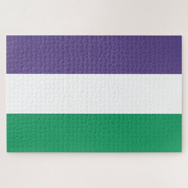 Suffragette Flag Jigsaw Puzzle (Horizontal)
