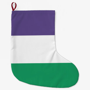 Suffragette Flag Large Christmas Stocking