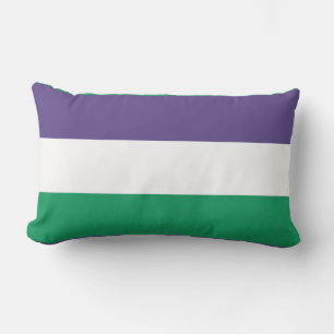 Suffragette Flag Lumbar Cushion