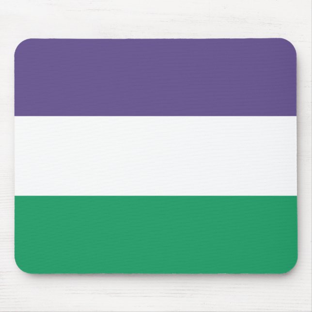 Suffragette Flag Mouse Pad (Front)
