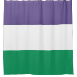 Suffragette Flag Shower Curtain
