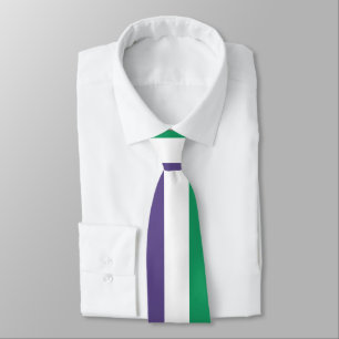 Suffragette Flag Tie