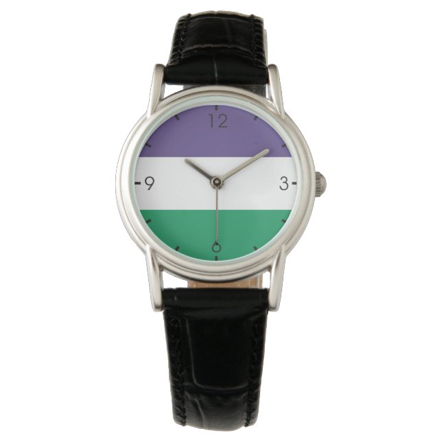 Suffragette Flag Watch (Front)