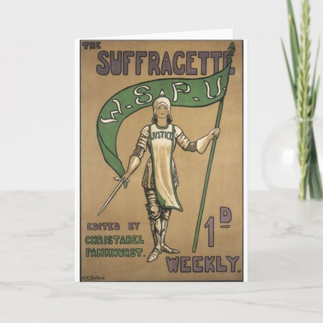 Suffragette Magazine Card (Front)