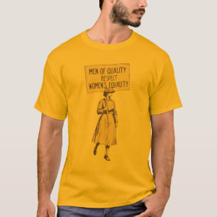Suffragette Marching, Respect Women's Equality Tee