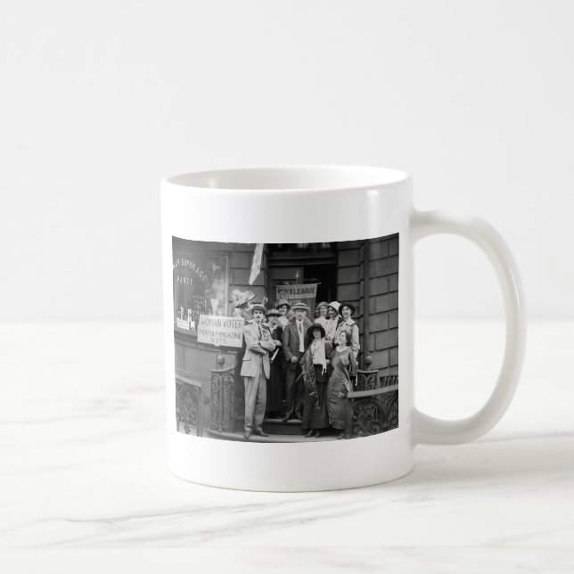Suffragettes and Their Men, 1913 Coffee Mug (Right)