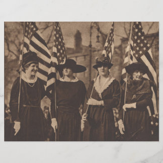 Suffragettes in Parade Scrapbook Paper