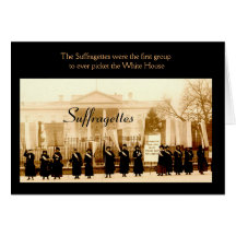 Suffragettes Picket The White House