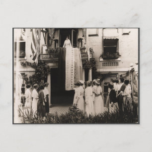 Suffragists Celebrate Ratification 19th Amendment Postcard