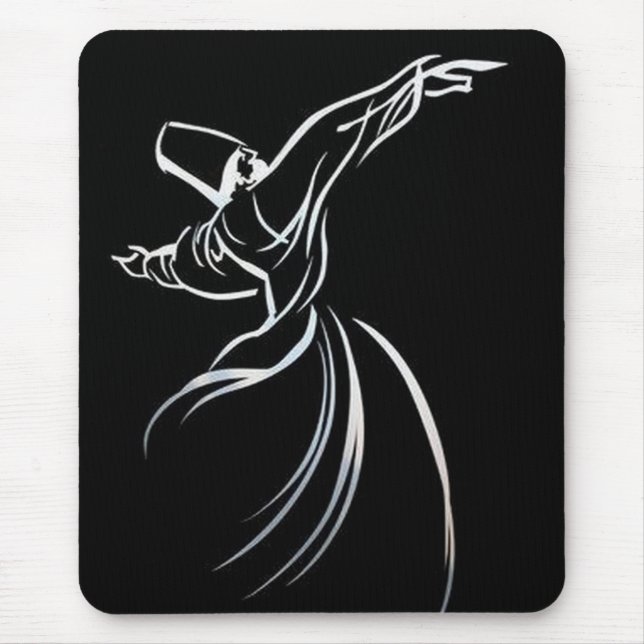 Sufi Whirling Mouse Pad (Front)