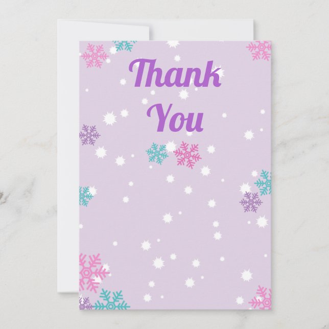 Suga Plum Thank You Card (Front)