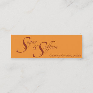 Sugar and Saffron Mini Business Card