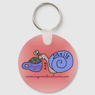 Sugar and Snails Logo Key Ring