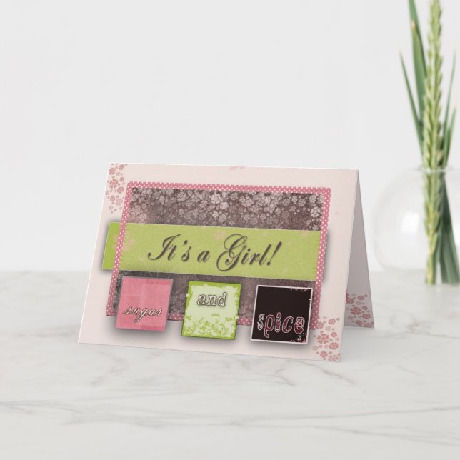 Sugar and spice announcement (Front)