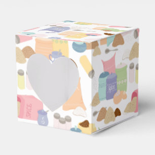 Sugar and Spice Containers Favour Box