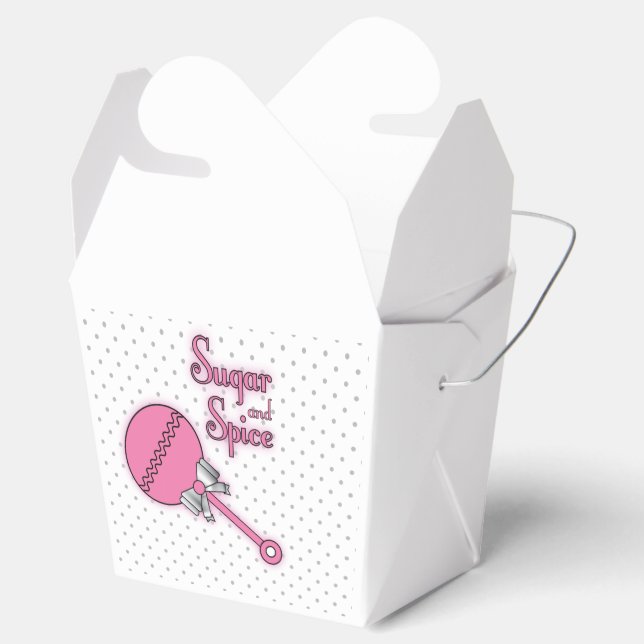 Sugar and Spice Favour Box (Opened)