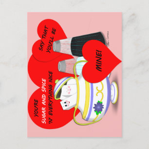 Sugar and Spice - Old Fashioned Valentine Card Art