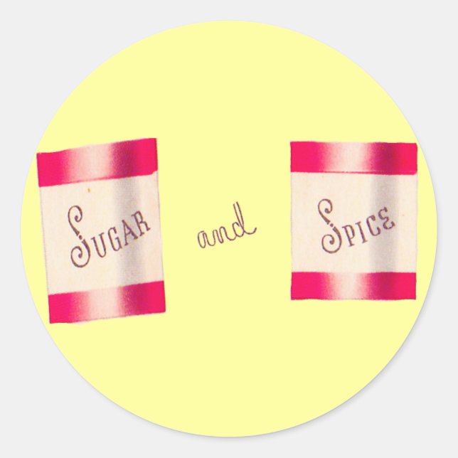 Sugar and Spice Stickers (Front)
