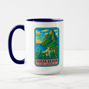 Sugar Beach St Lucia Coffee Mug