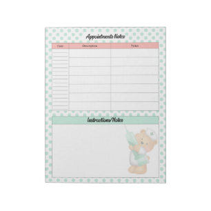 Sugar Bear Themed Notes