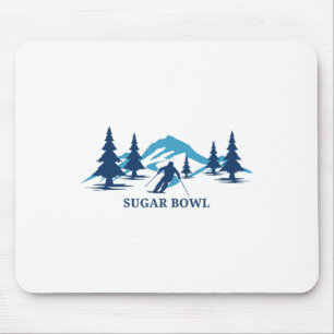 Sugar Bowl California Ski Resort Skiing Skier Mouse Pad
