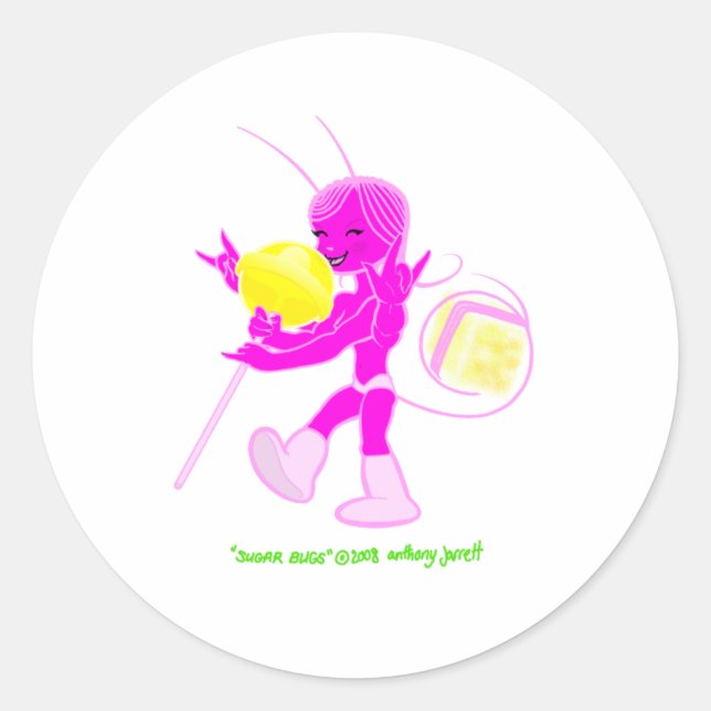Sugar Bug 2 no logo Sticker (Front)