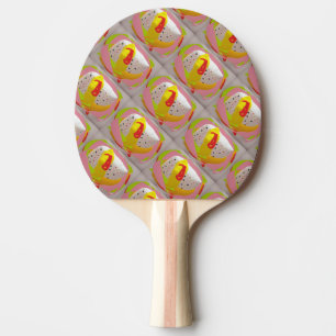 sugar candy colours sweet billowing with dots ping pong paddle