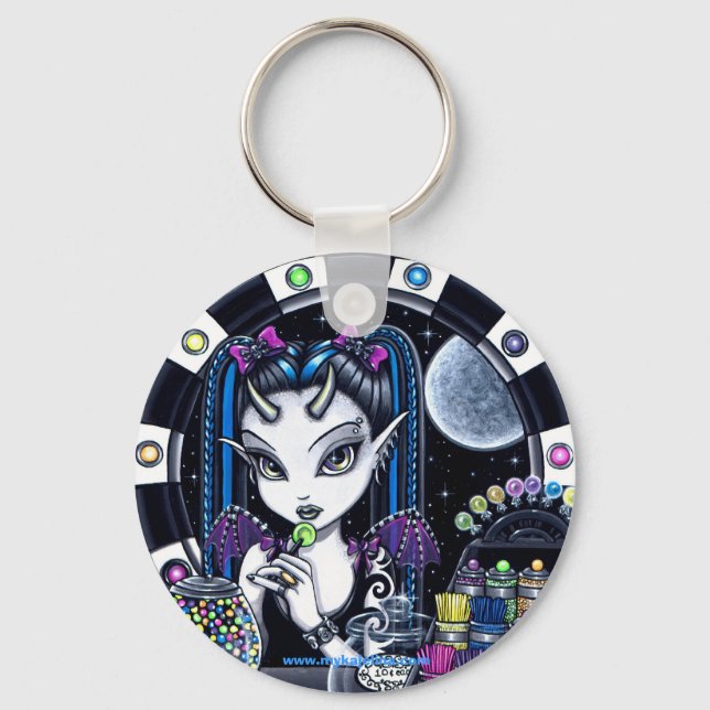 "Sugar" Candy Store Fairy Keychain (Front)