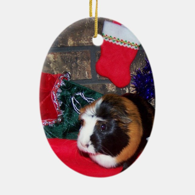 Sugar Christmas Ceramic Ornament (Back)