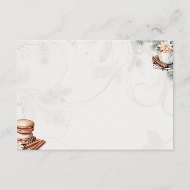 Sugar Coat It Basic Blank Recipe Card (Front)