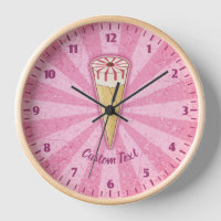 Sugar Cone Ice Cream Clock