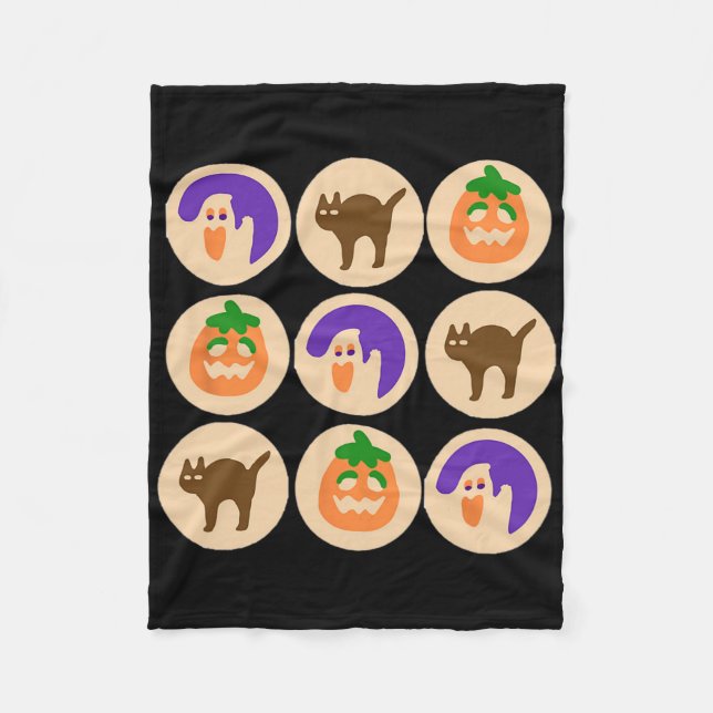 Sugar Cookie Halloween Merch  Fleece Blanket (Front)