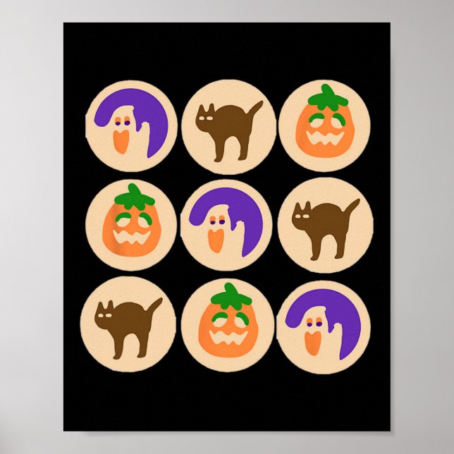 Sugar Cookie Halloween Merch  Poster (Front)