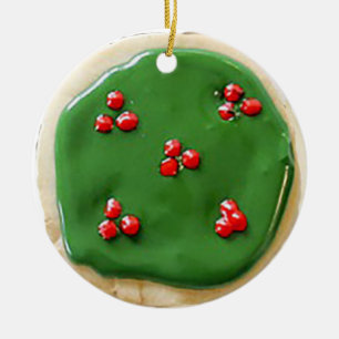 Sugar Cookies Personalised Christmas Ceramic Ornament