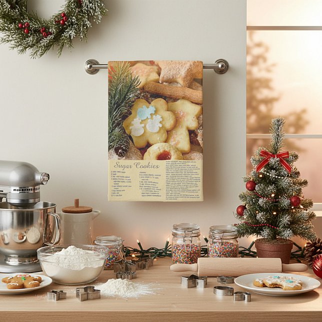 Sugar cookies recipe tea towel (Creator Uploaded)