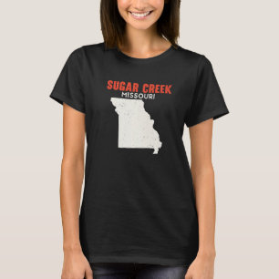 Sugar Creek Missouri USA State America Travel Miss T-Shirt