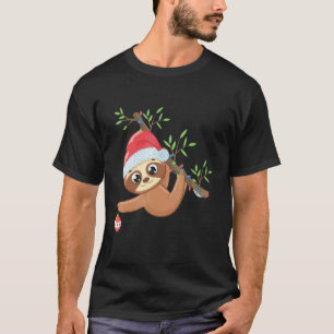 Sugar Cute Sloth Christmas 3 T-Shirt